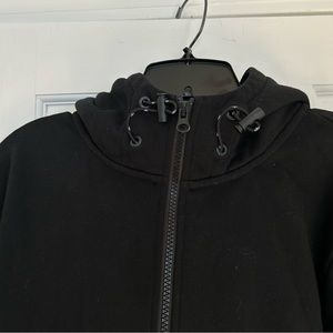 Alo Yoga Full Zip Black Athletic Jacket Hoodie Medium